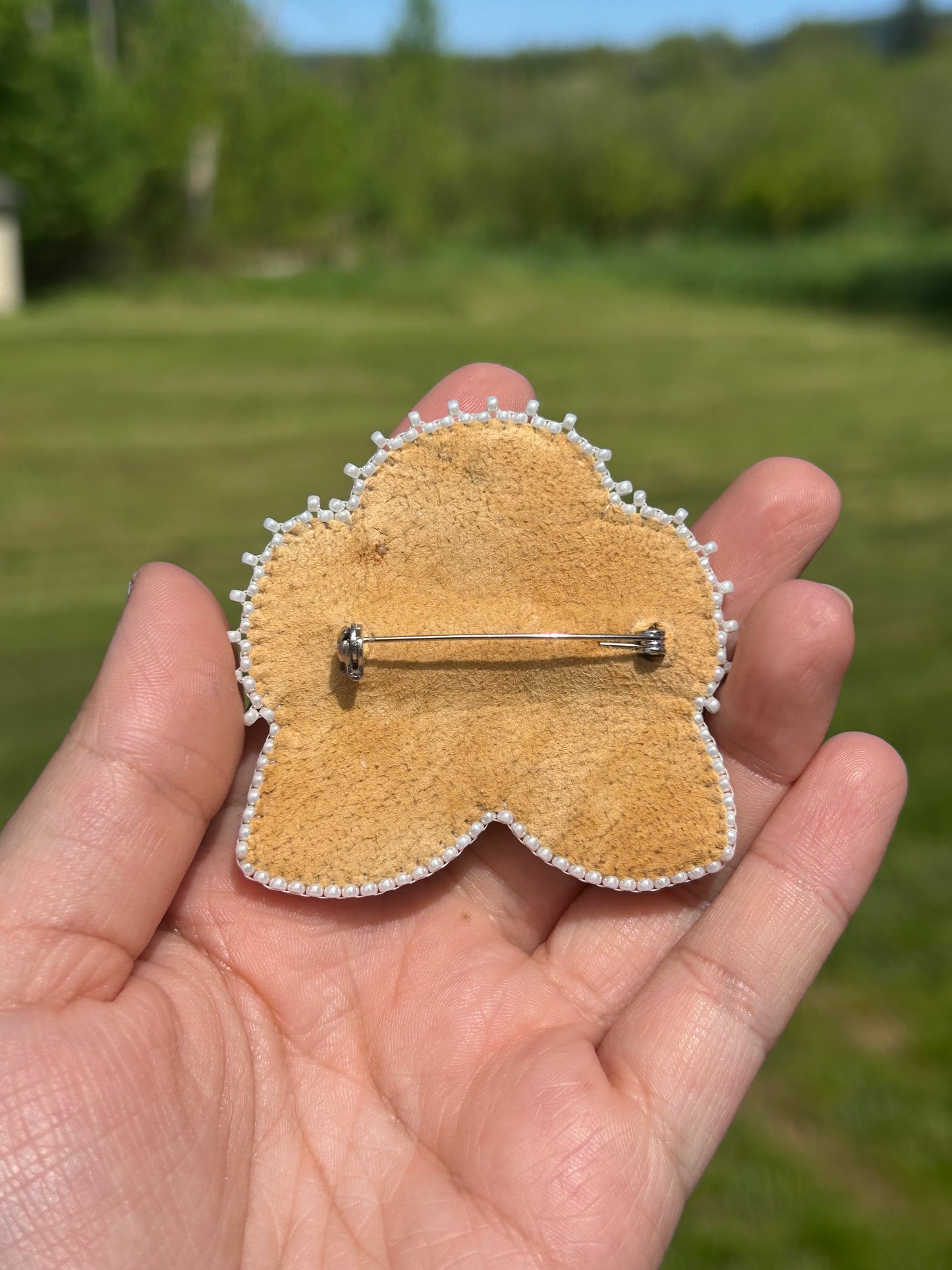 Cvltvre bead floral pin