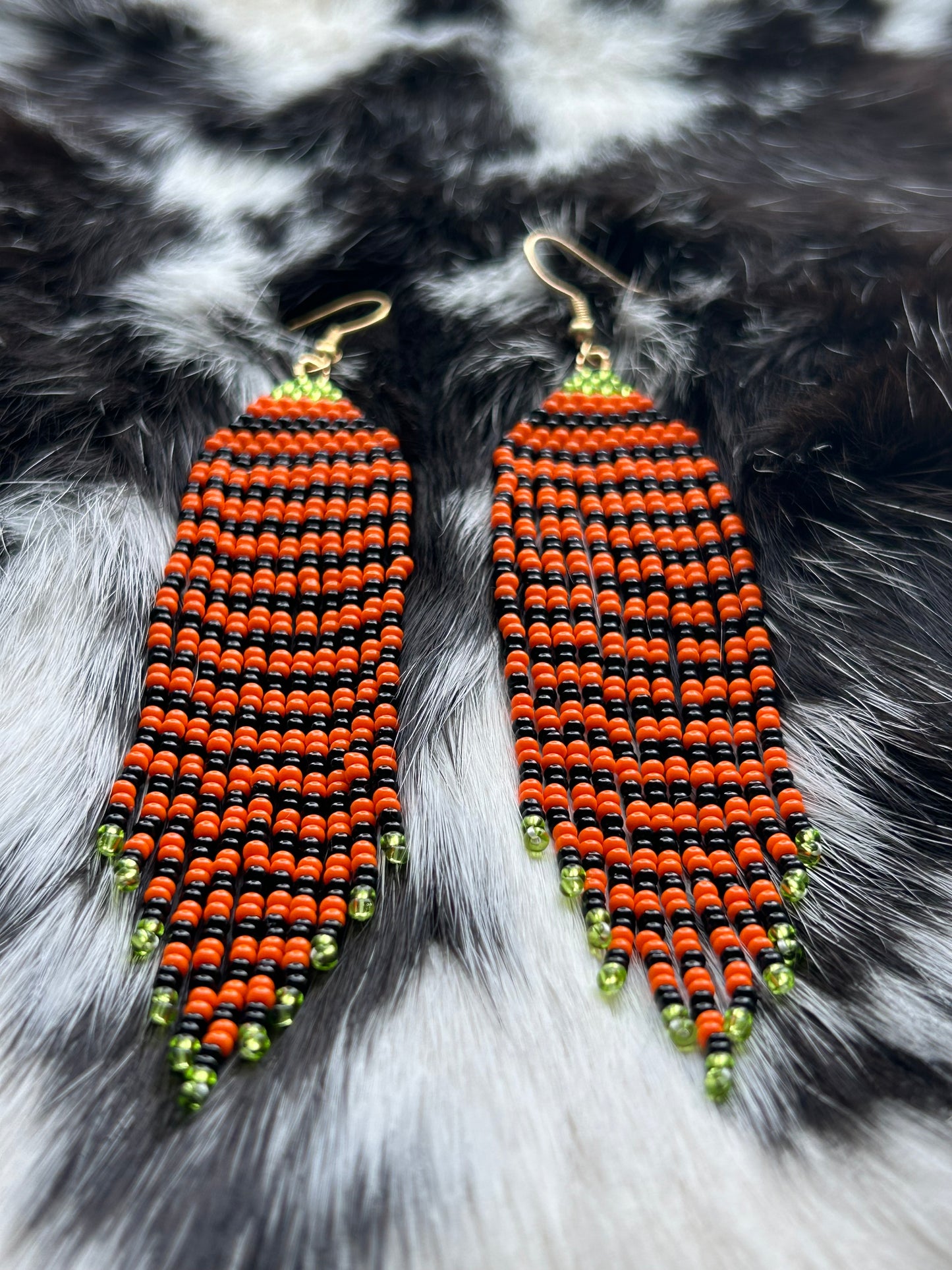 Halloween colors fringe