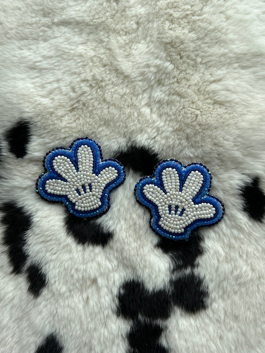 Deep blue Mickey hands