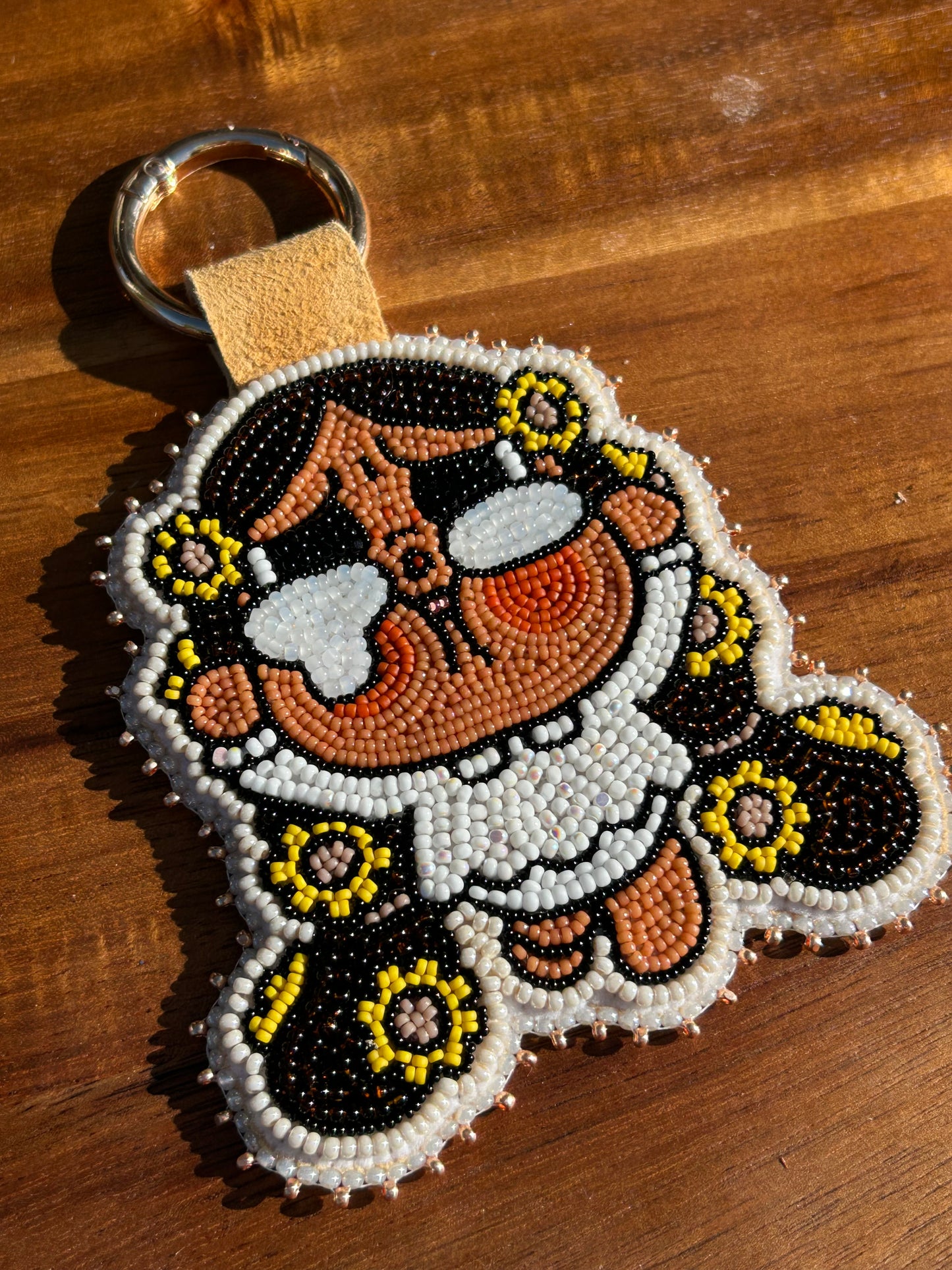 Floral crybaby keychain
