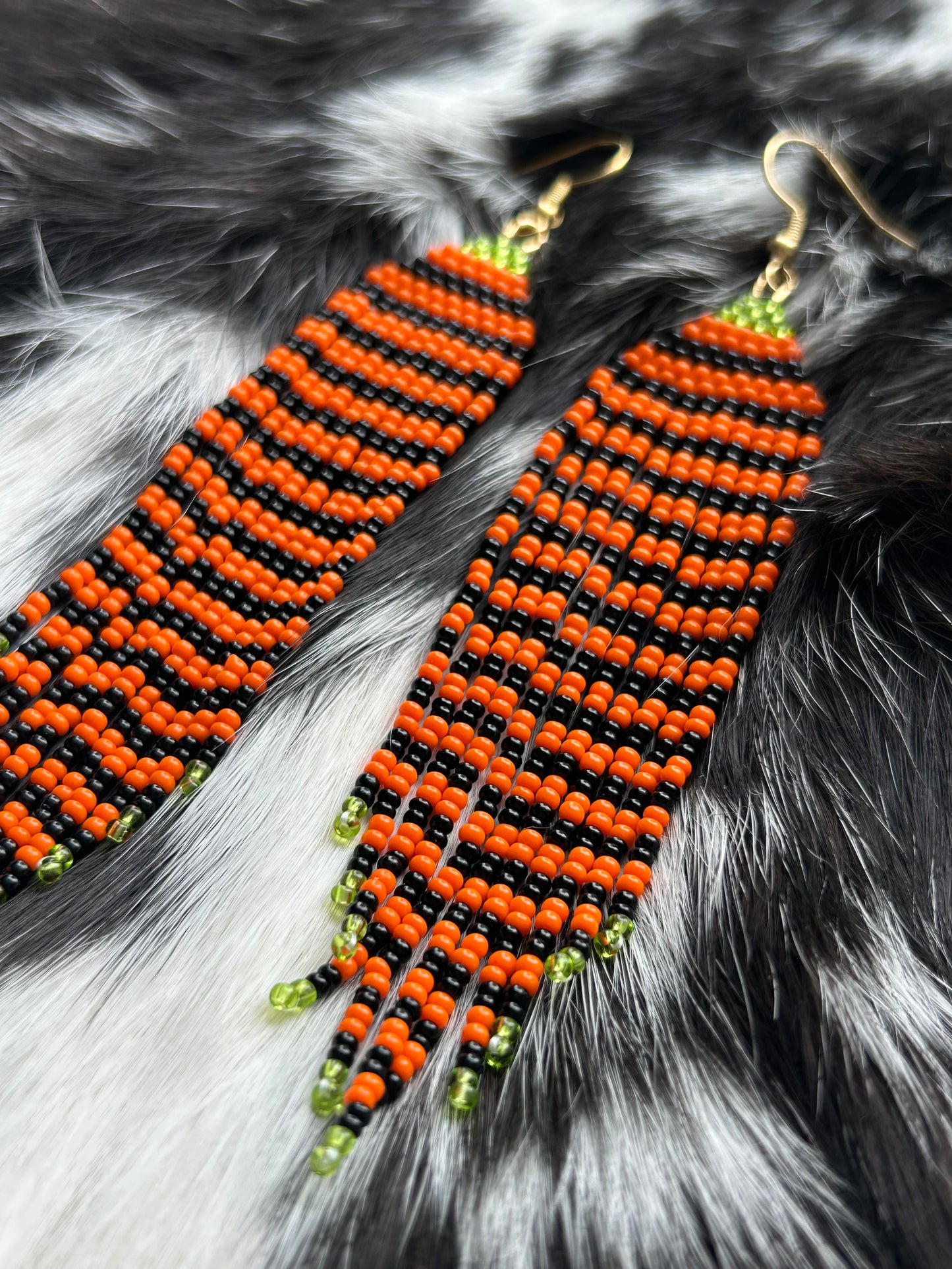 Halloween colors fringe