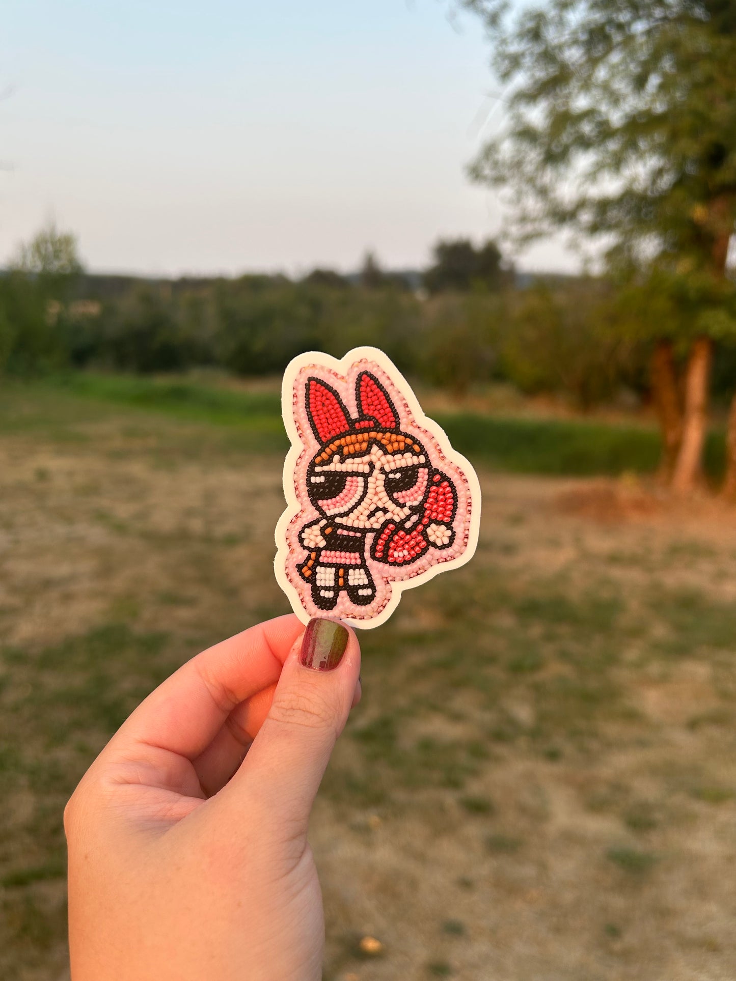 Blossom on the phone sticker