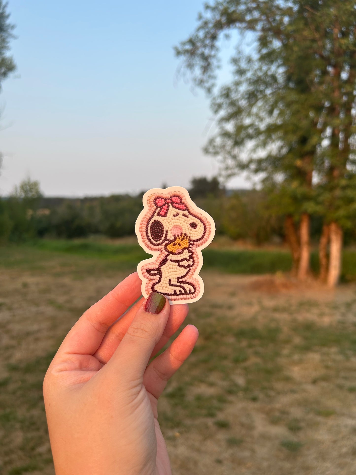 Loving snoopy sticker