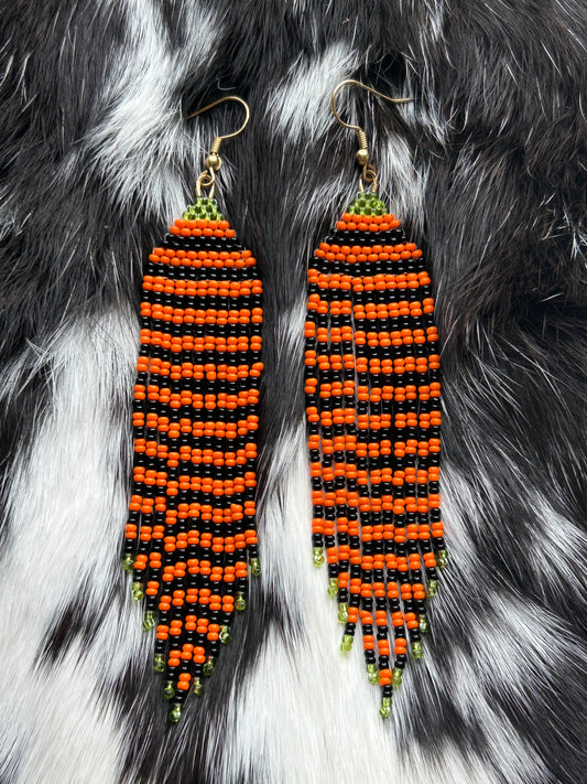 Halloween colors fringe