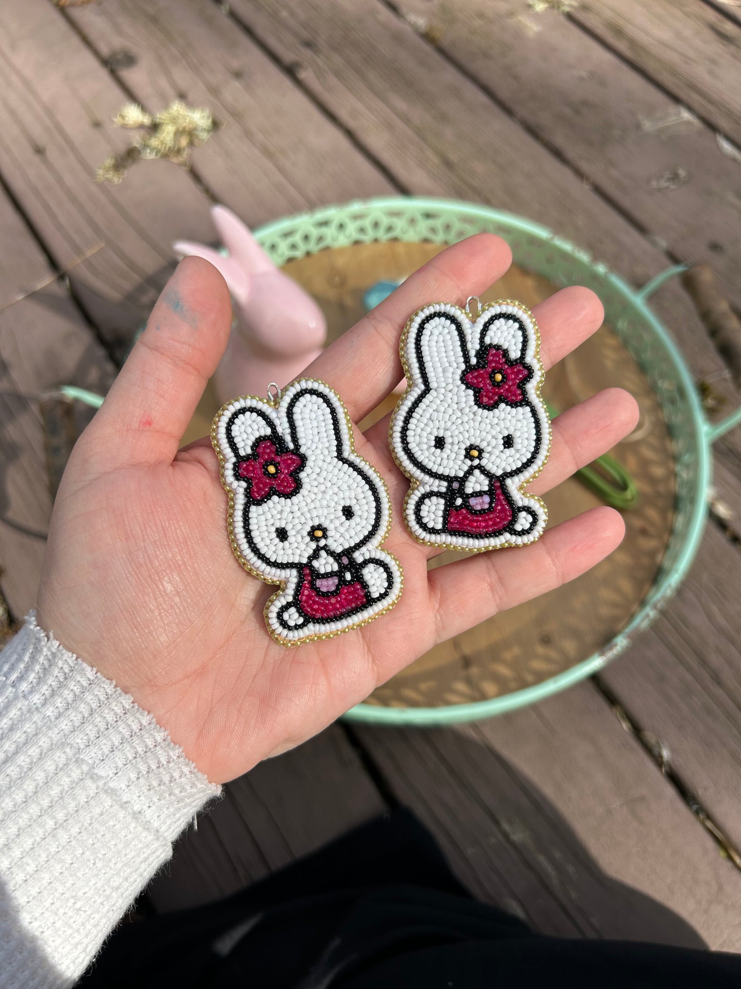 Hot pink bunny