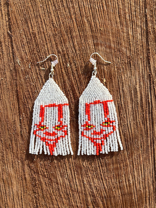 Pennywise fringe earrings