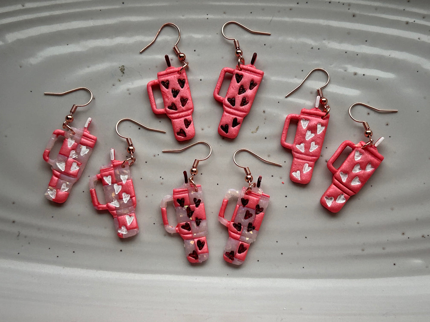 Stanley cups with hearts