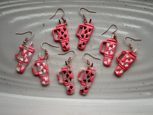 Stanley cups with hearts