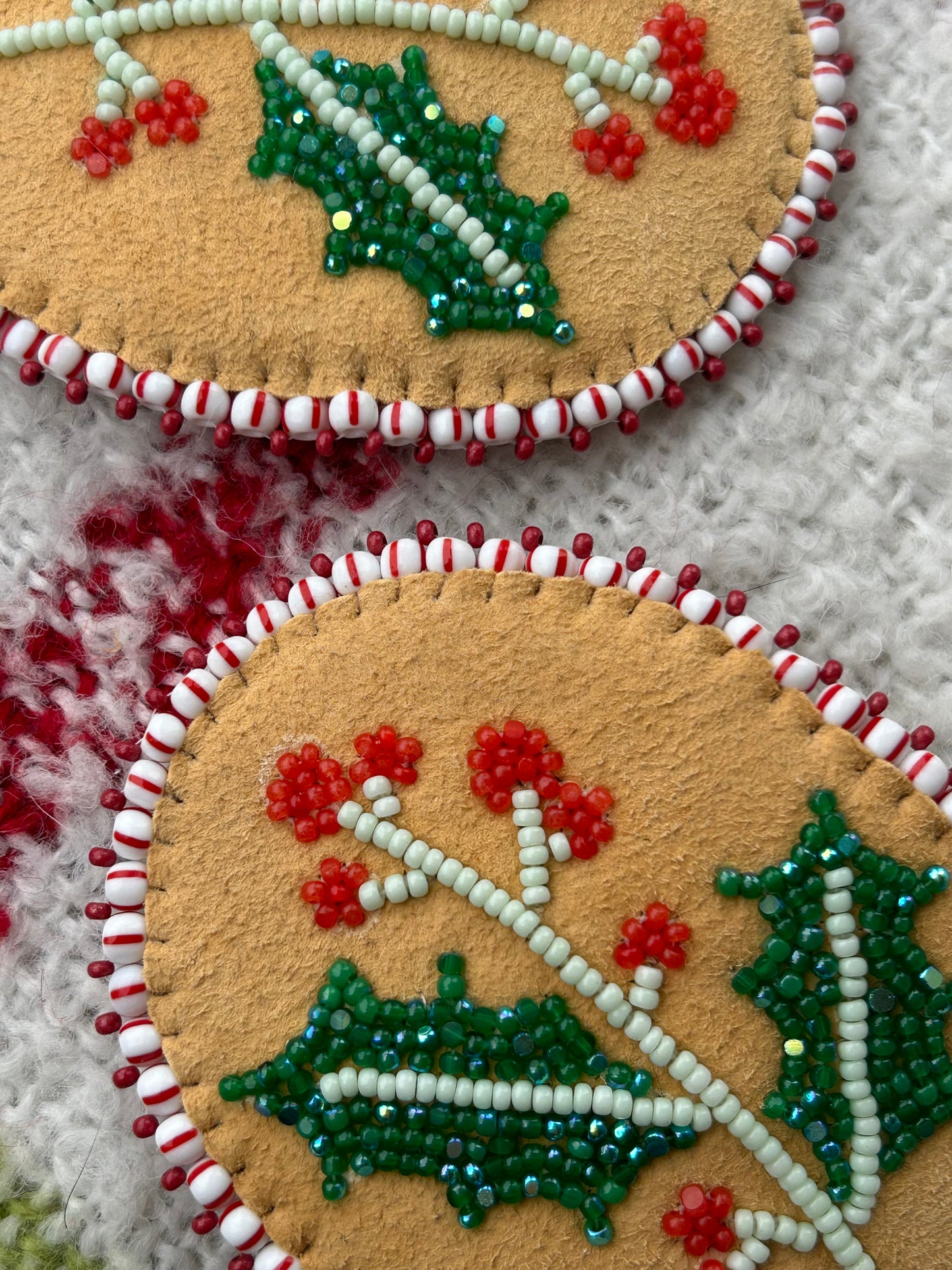 Holly jolly hair clip