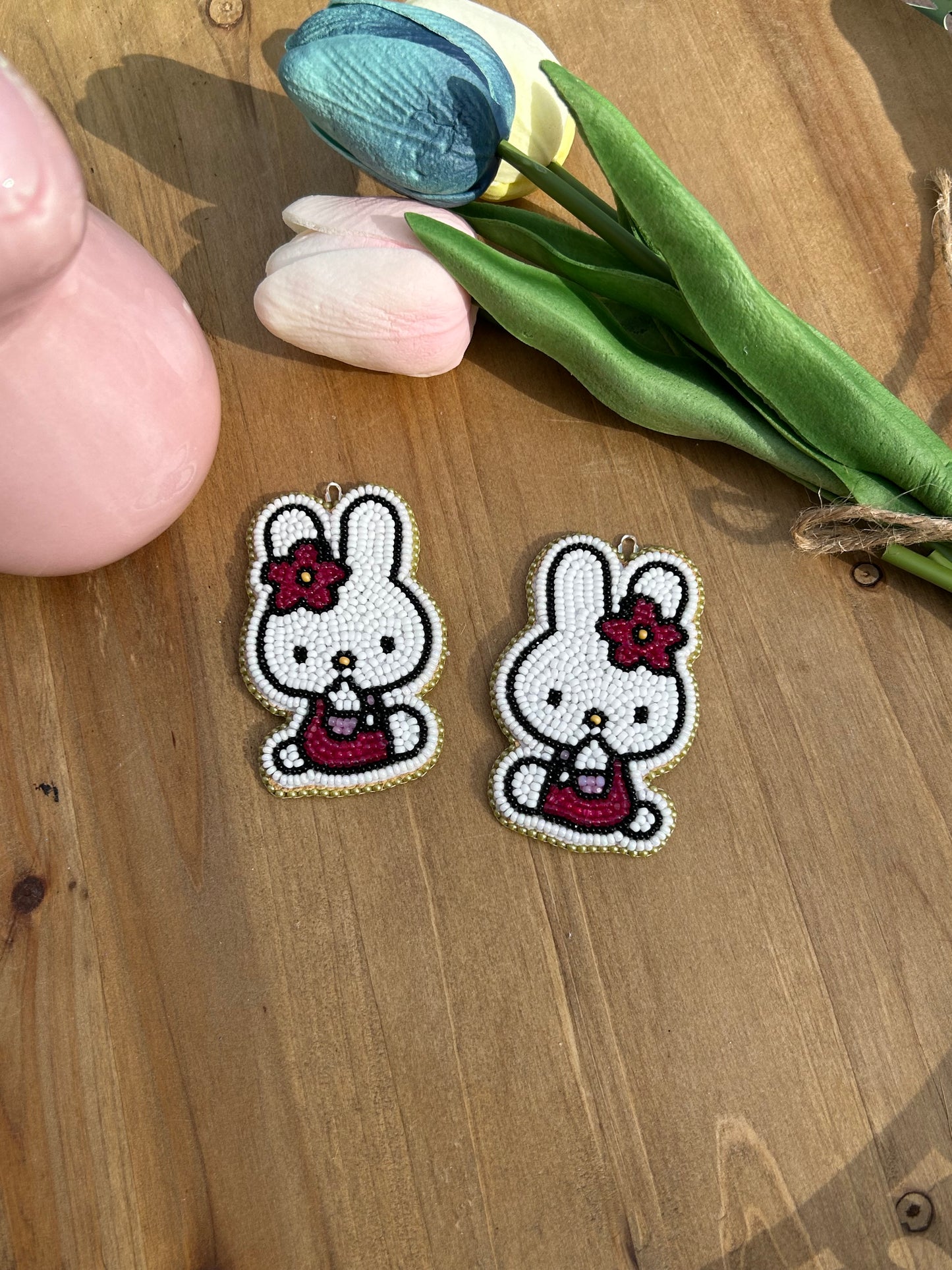 Hot pink bunny
