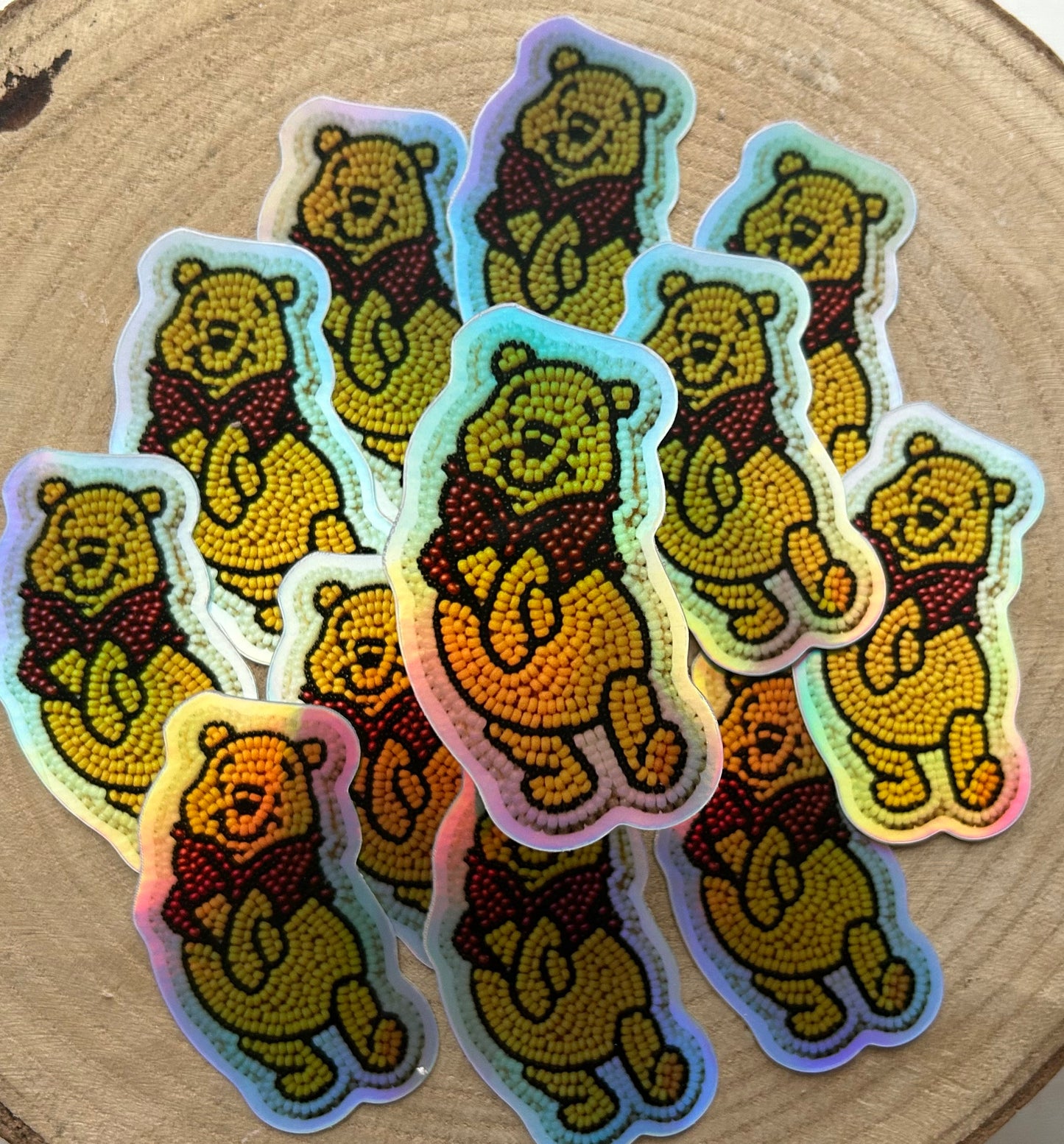 Winnie the Pooh holographic sticker