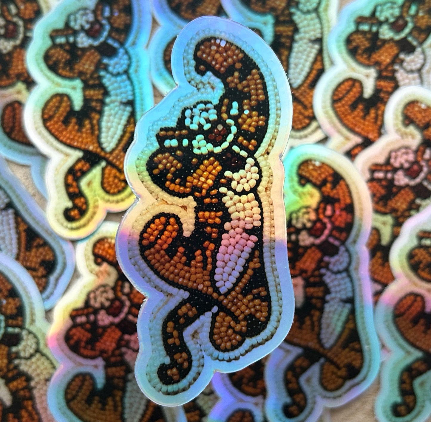 Tigger holographic sticker