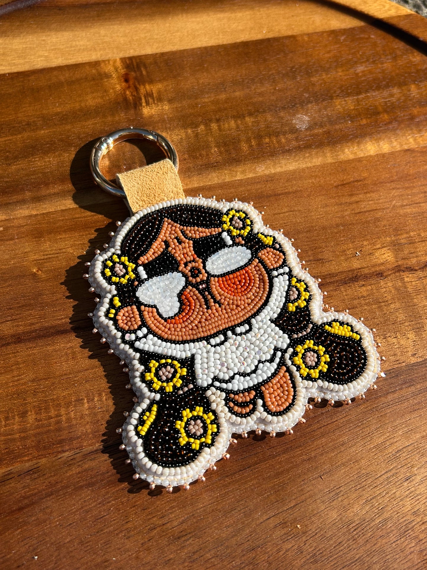 Floral crybaby keychain
