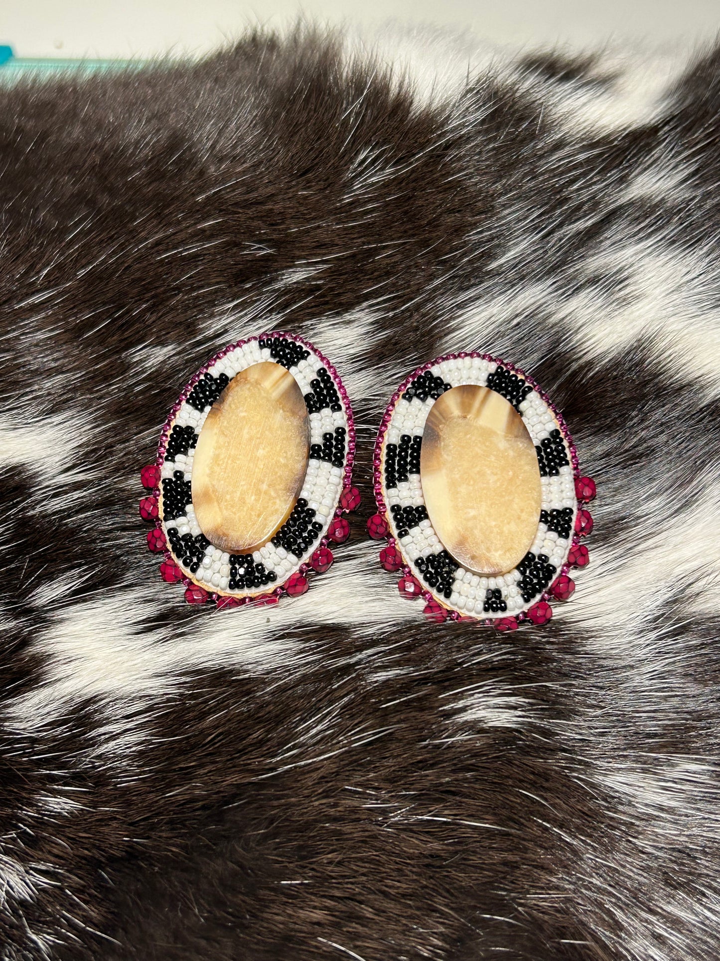 Zebra or Cowprint Studs