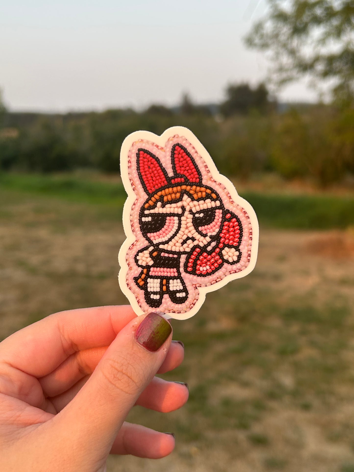 Blossom on the phone sticker