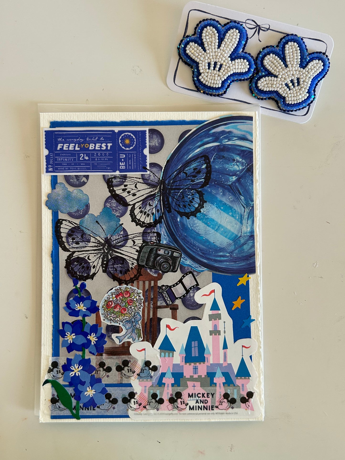 Deep blue Mickey hands