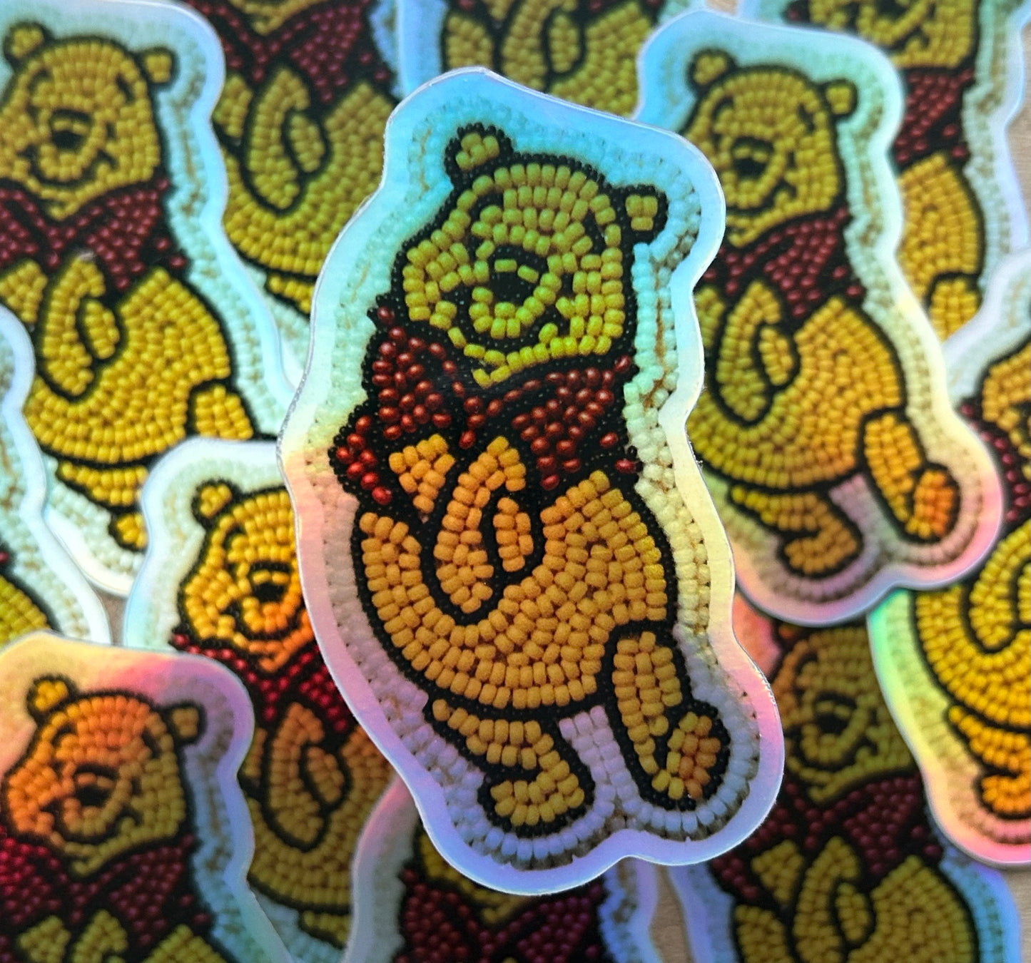Winnie the Pooh holographic sticker