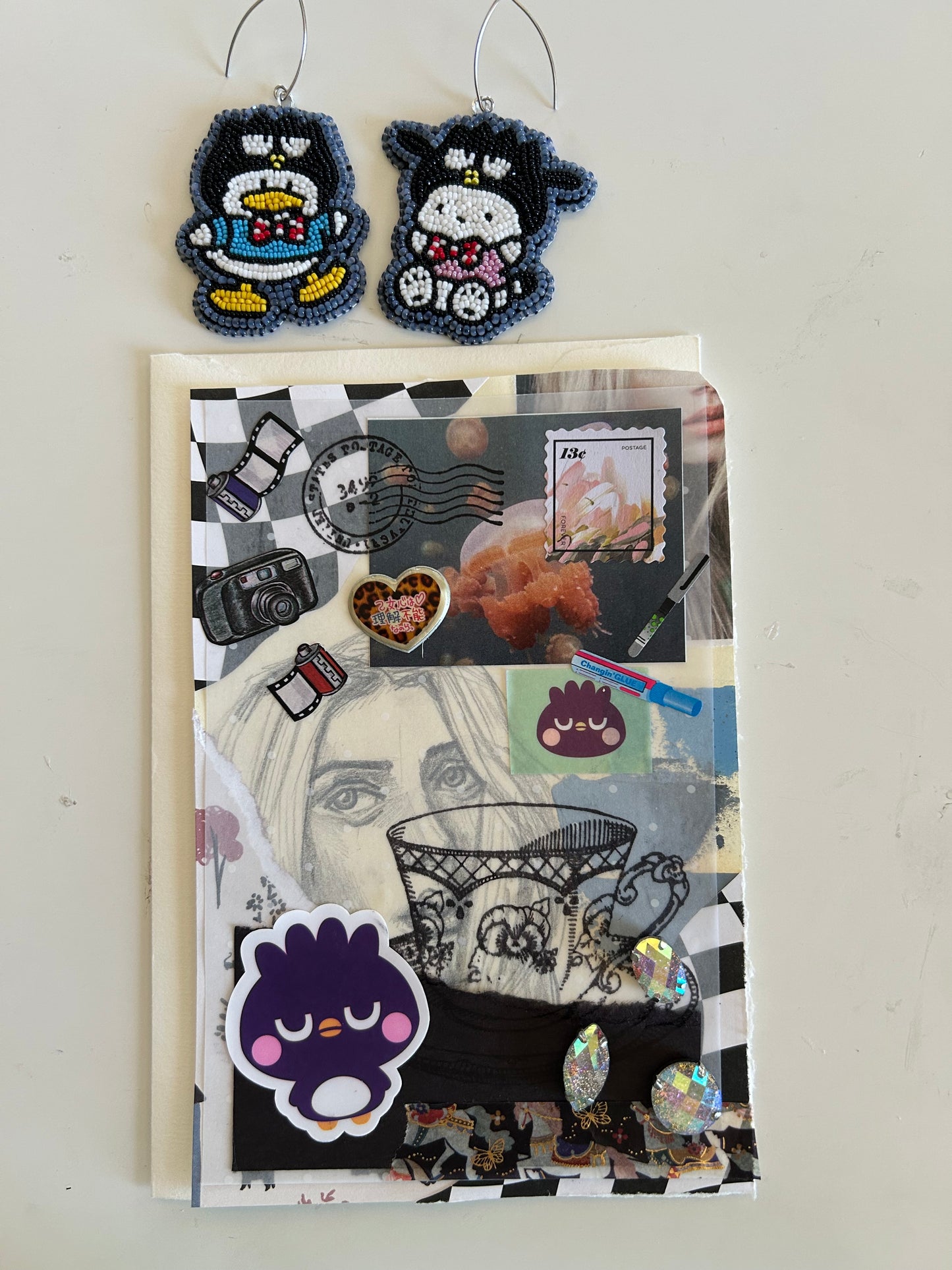 Badtz maru party hats