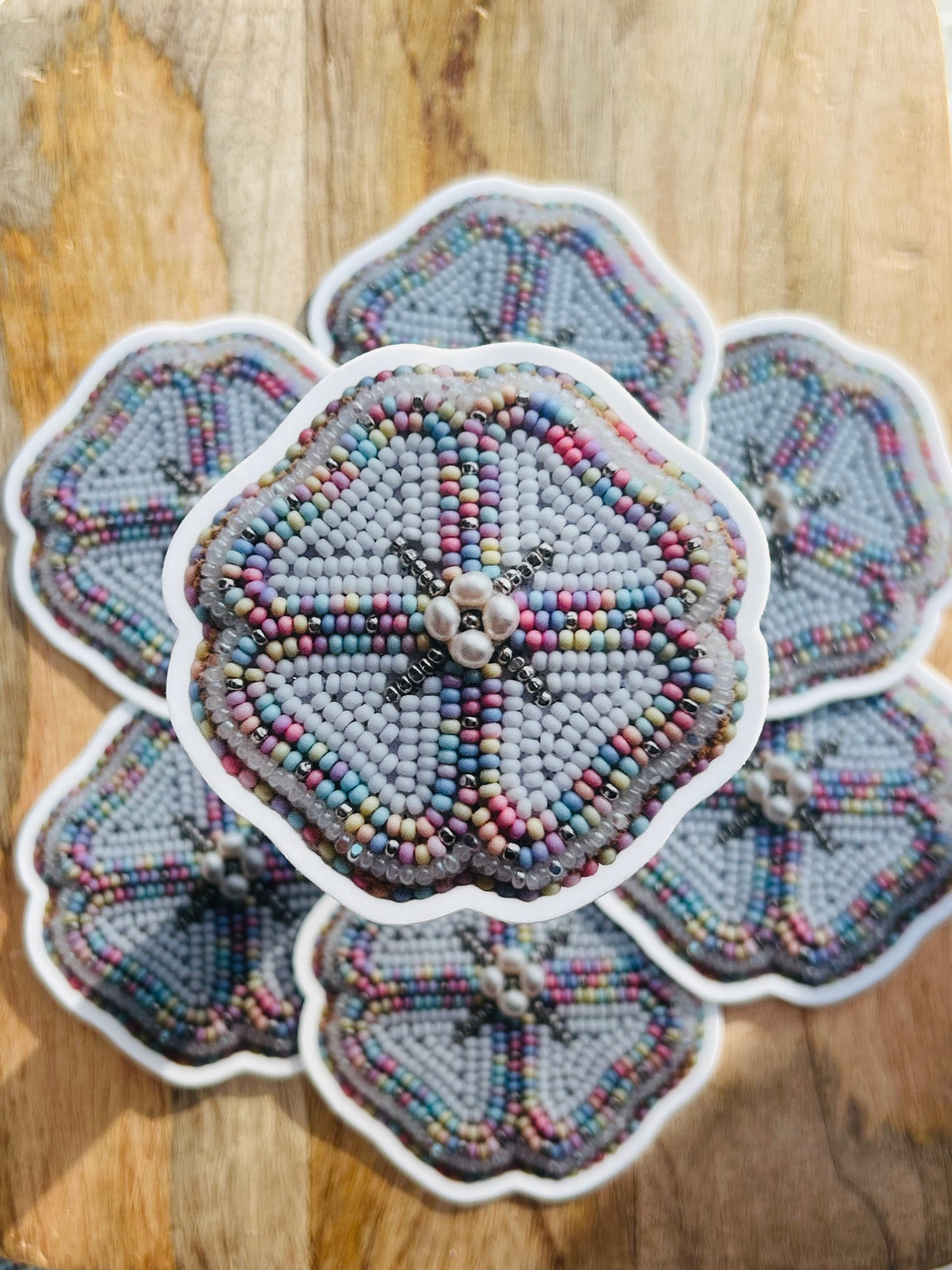 Pastel poppy sticker